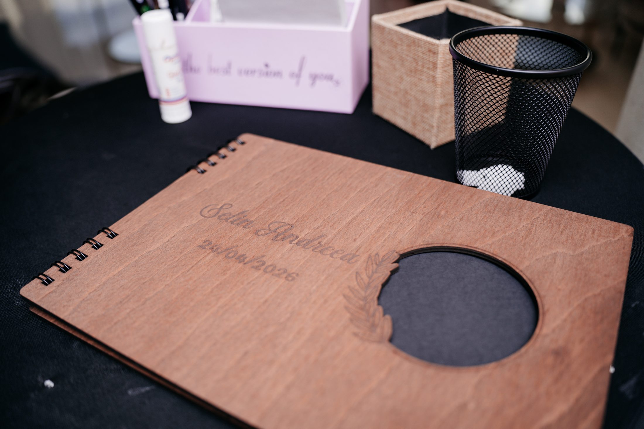 Audio guestbook personalizat pentru nuntă — I.M. Events Iași